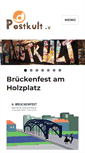 Mobile Screenshot of postkult.de